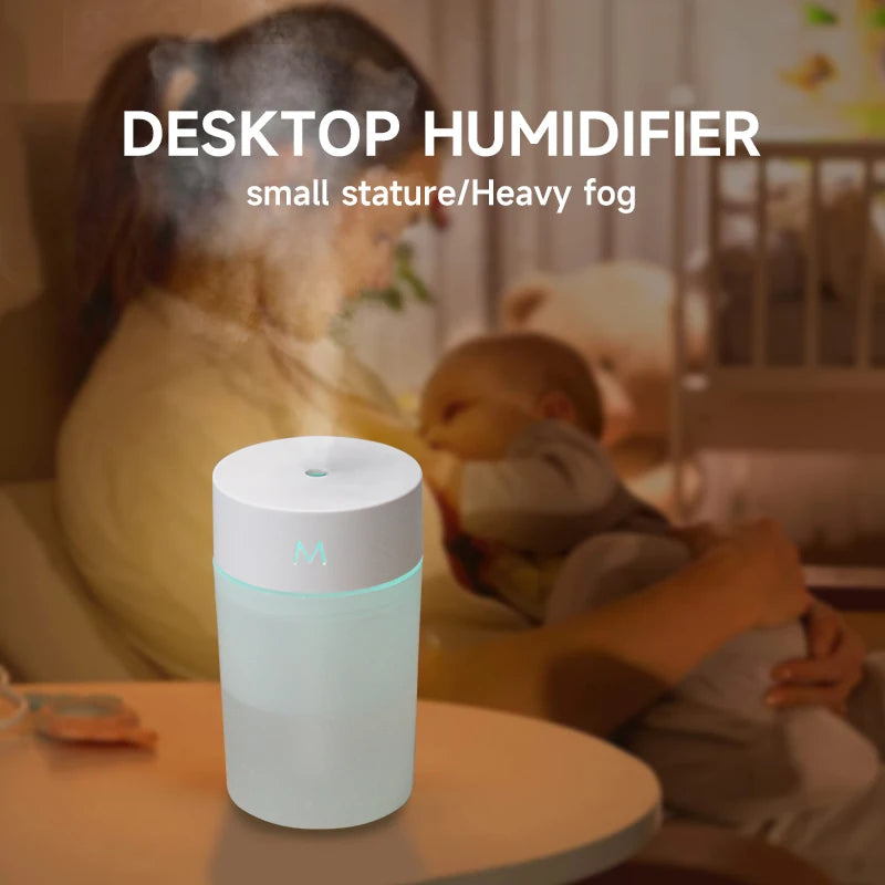 USB Aroma Diffuser Desktop Essential Oil Diffuser 260ml Mini Car Air Humidifier Home Mist Maker Sprayer with LED Night Lights