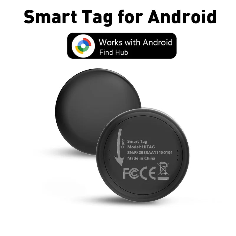 Smart Android Tracker work with Google's Find Hub App for Samsung Moto Finder Items Security Locator Protective Shell Optional