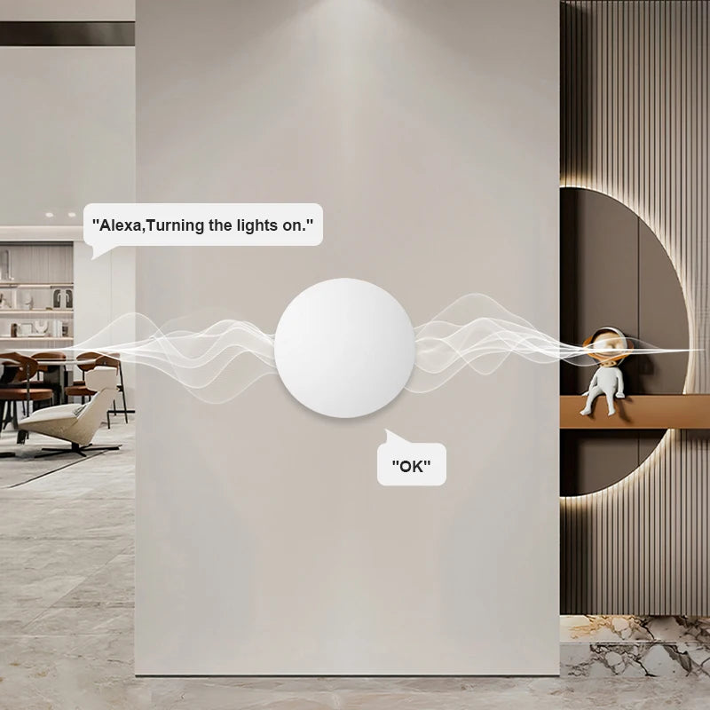 Zigbee Smart Wireless Button Switches for Tuya Smart Life APP Intelligent Scene Linkage Switch Support Google Home Alexa Voice