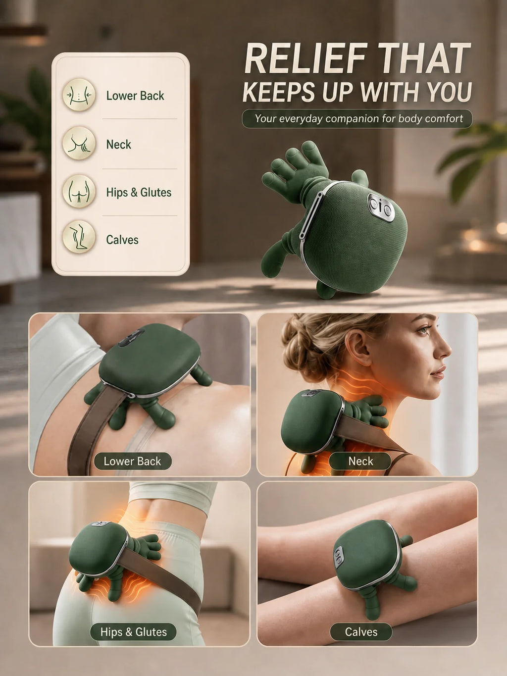 Neck And Shoulder Massager 26w,Neck Shoulder Massager Machine Wireless,Kneading Massager Shawl Deep Tissue Kneading Massager