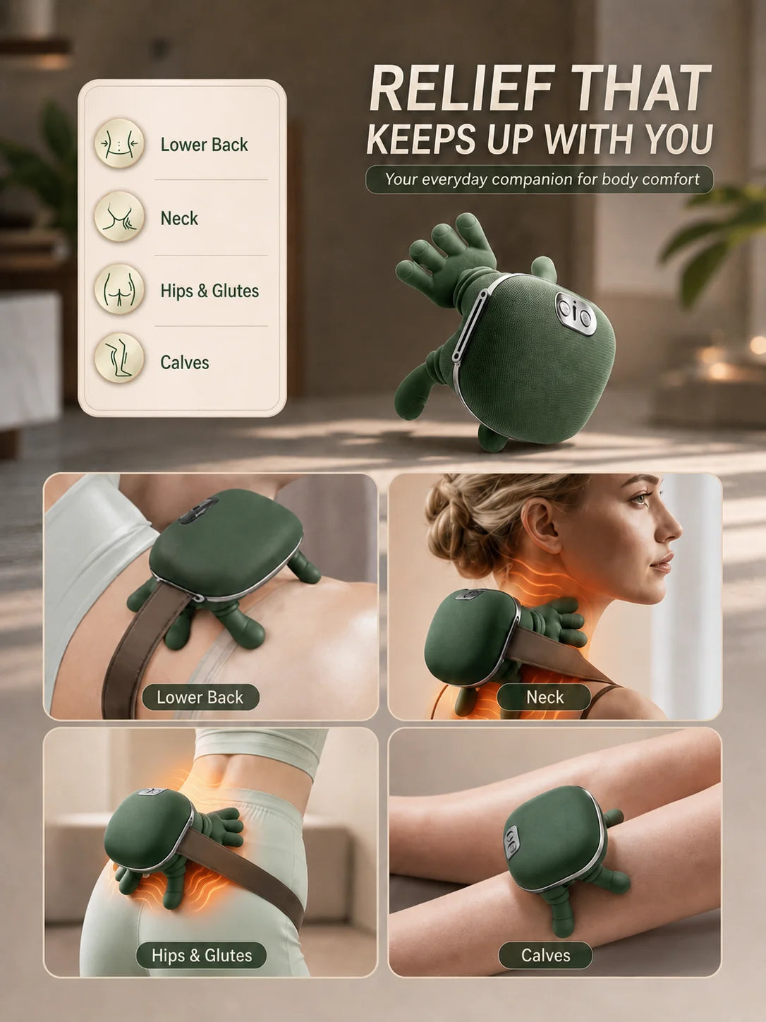 Neck And Shoulder Massager 26w,Neck Shoulder Massager Machine Wireless,Kneading Massager Shawl Deep Tissue Kneading Massager