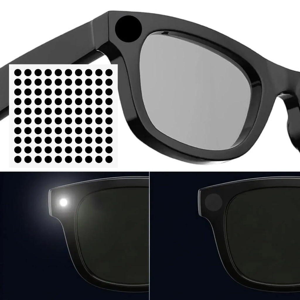 DIY Privacy Sticker LED Light Blocking Stickers For Ray-Ban Meta Wayfarer/Skyler/Headliner/Oakley Gen1&2 Eyeglass Camera Cover