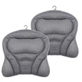 Bathtub Pillow for Tub, Bath Pillow for Neck & Back Support with Strong Suction Cups, Soft Spa Bath Pillow
